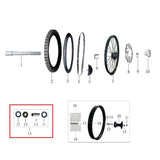Front Wheel Bearings and Seals