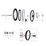 Front Wheel Spoke Nut