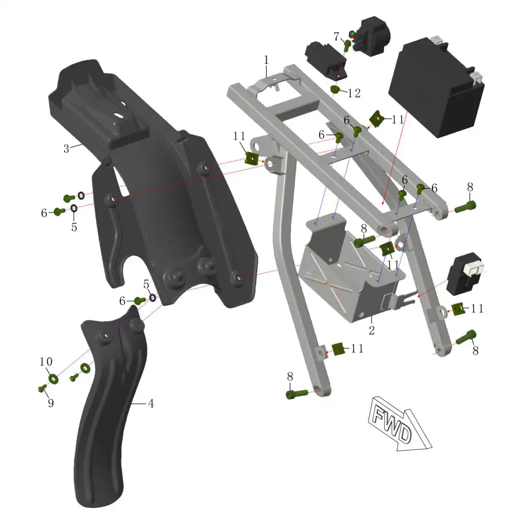 RXB190 Sub-Frame Assembly