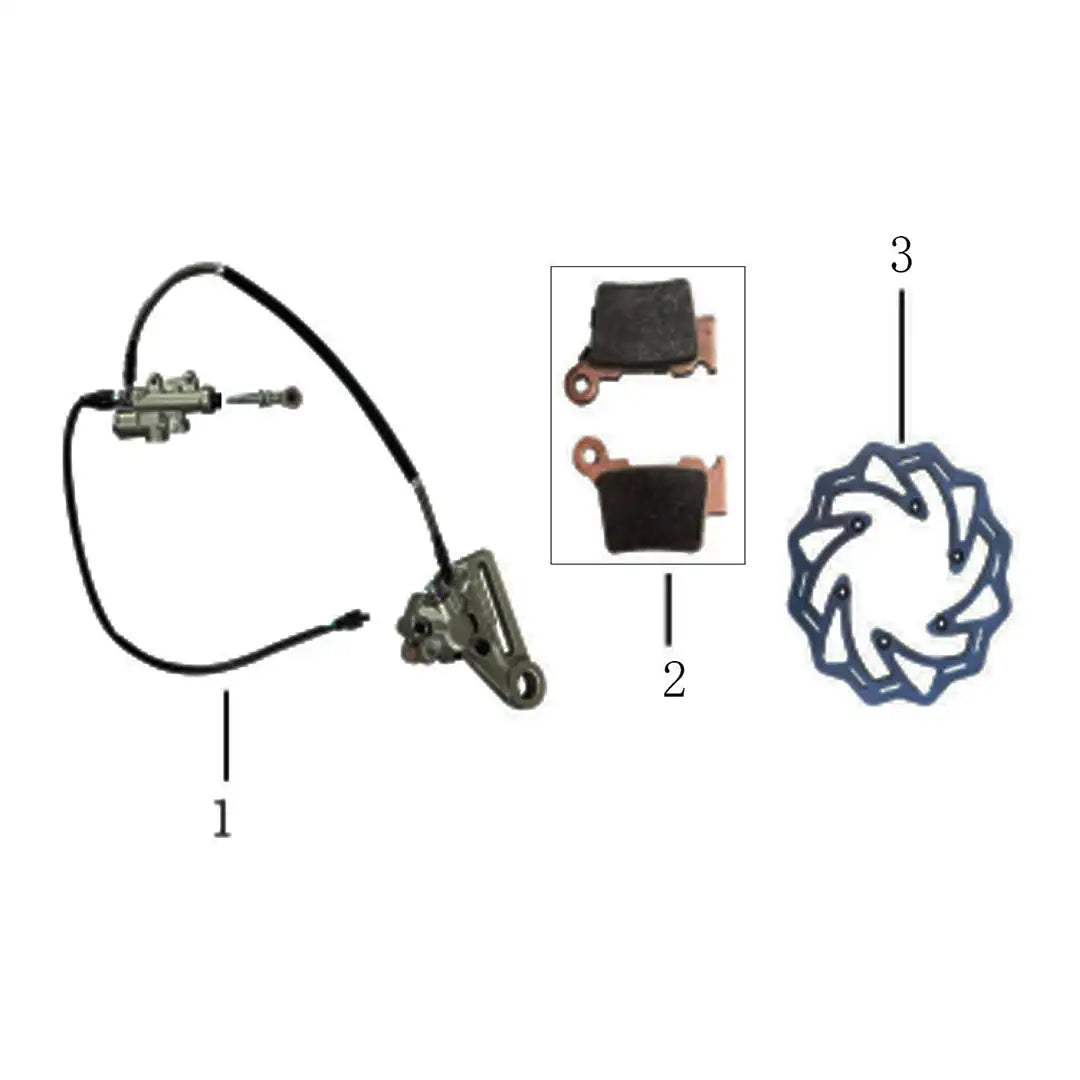 Static - Rear Brake Assembly (F18)