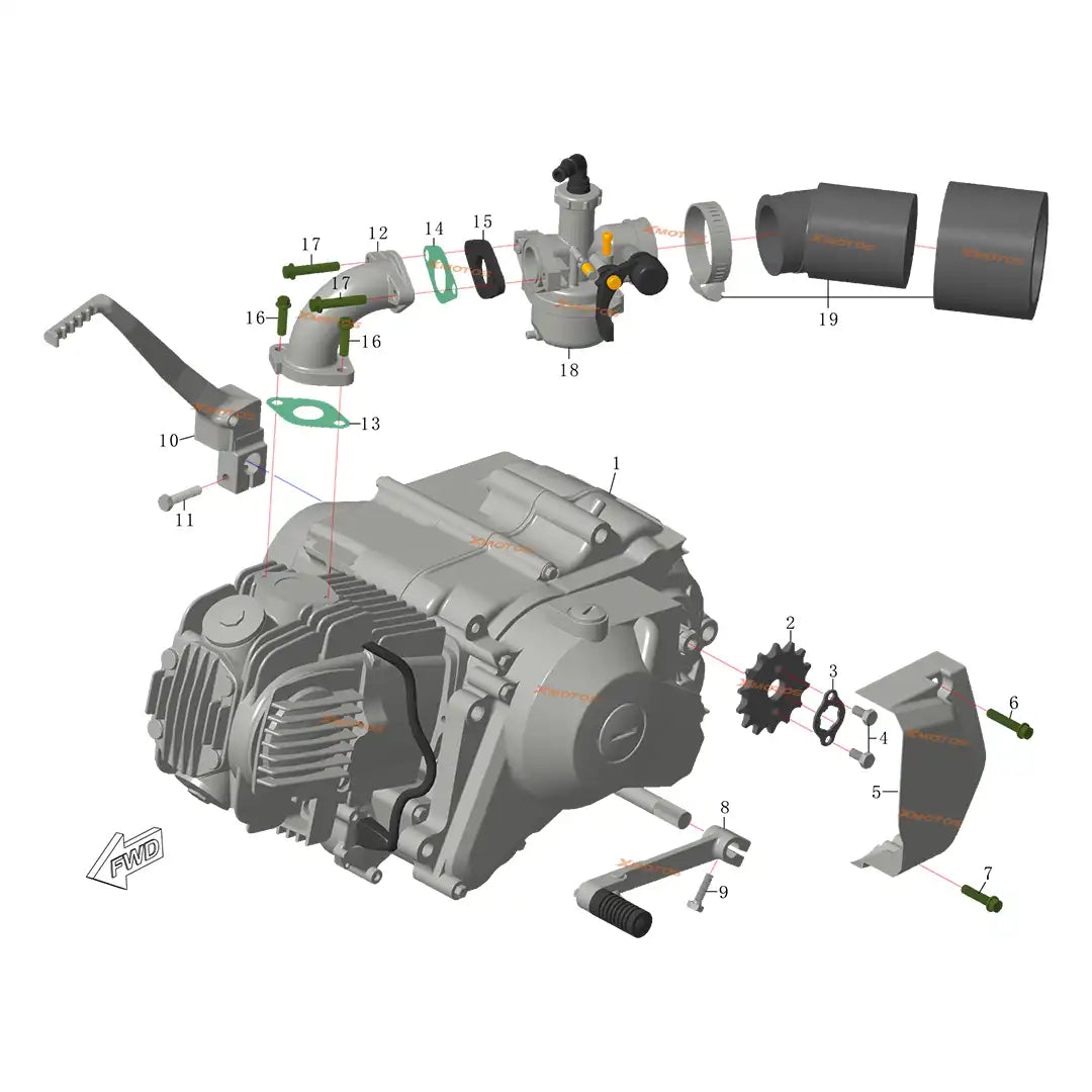 RXB110 Engine Assembly