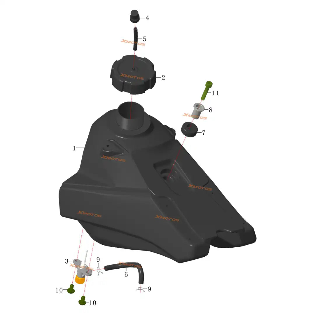 RXB110 Fuel Tank Assembly