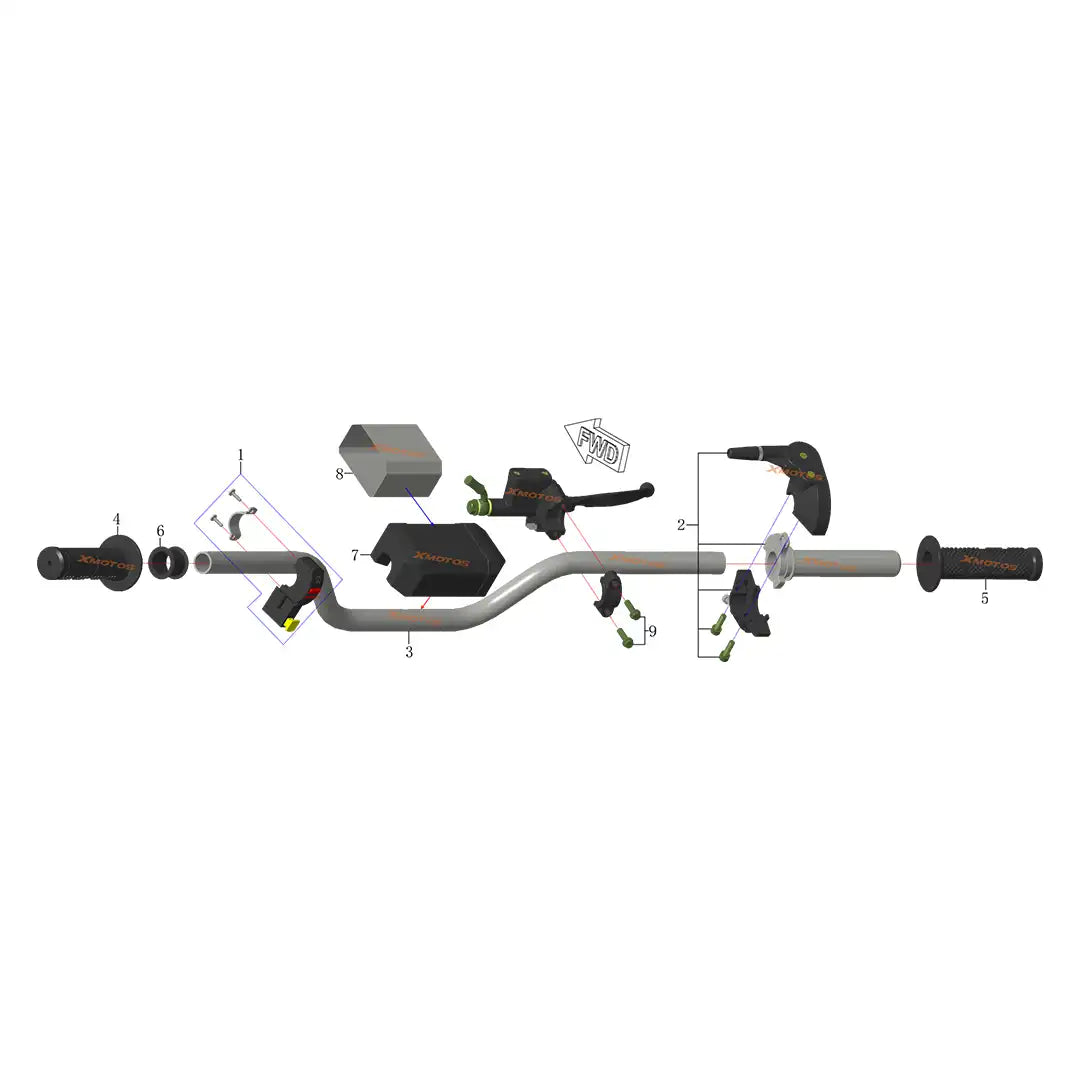 RXB110 Handlebar Assembly