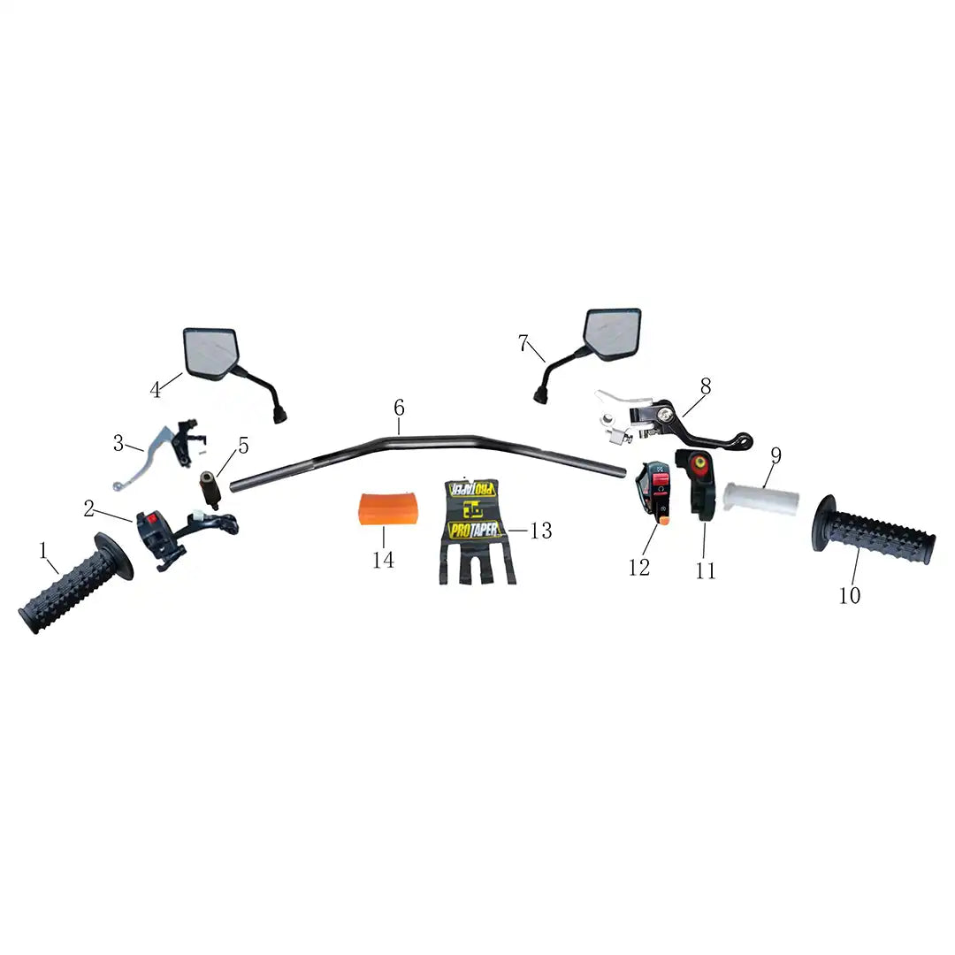 RXB250 Handlebar Assembly