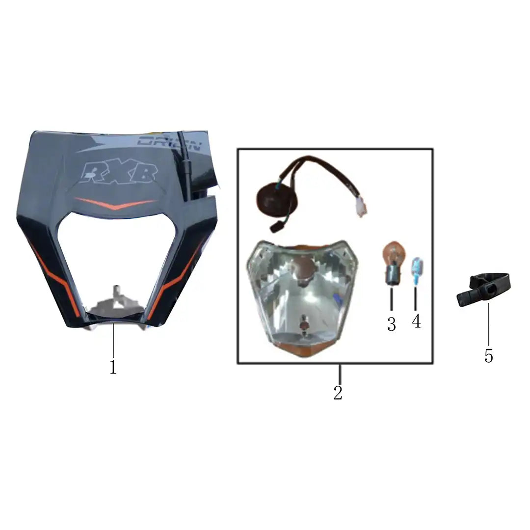 RXB250 Headlight Assembly