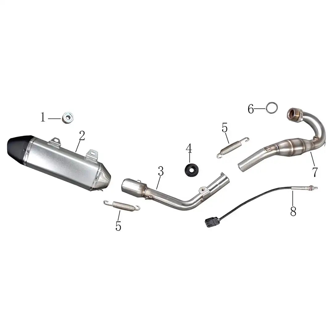 RXB250HO Exhaust Assembly