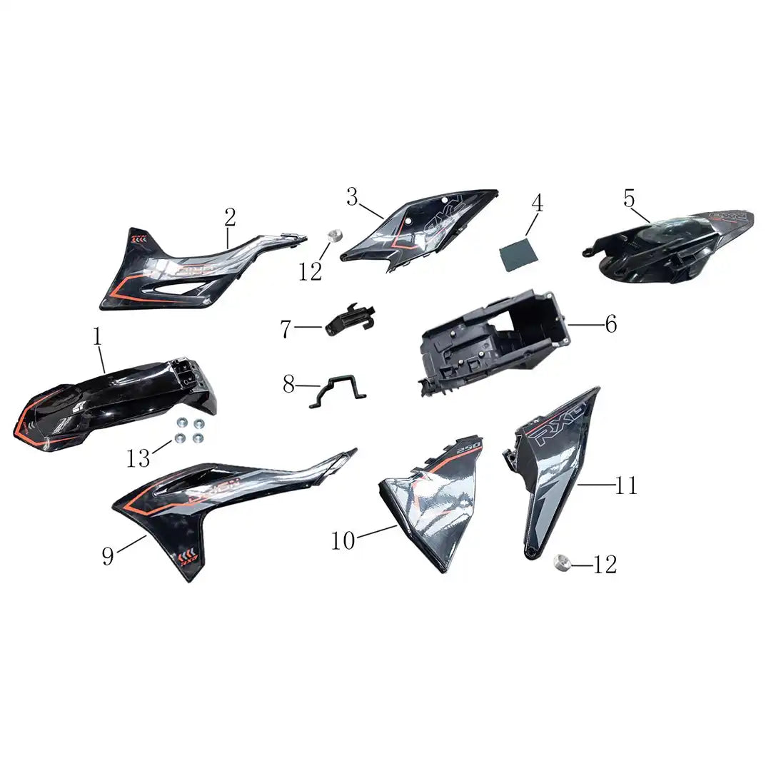 RXB250HO Plastics