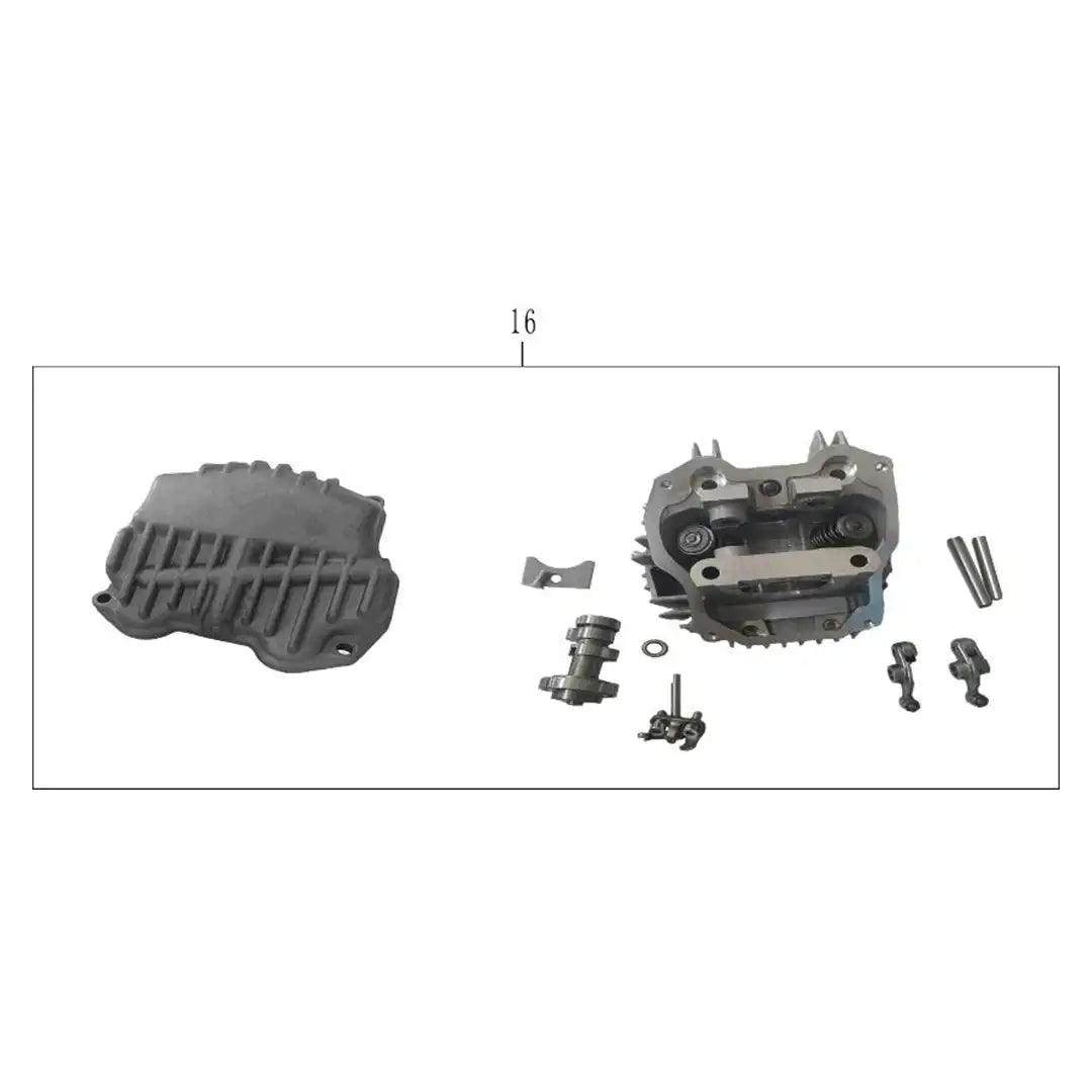 Zongshen W190 (190cc) - Cylinder Head Assembly (F01)
